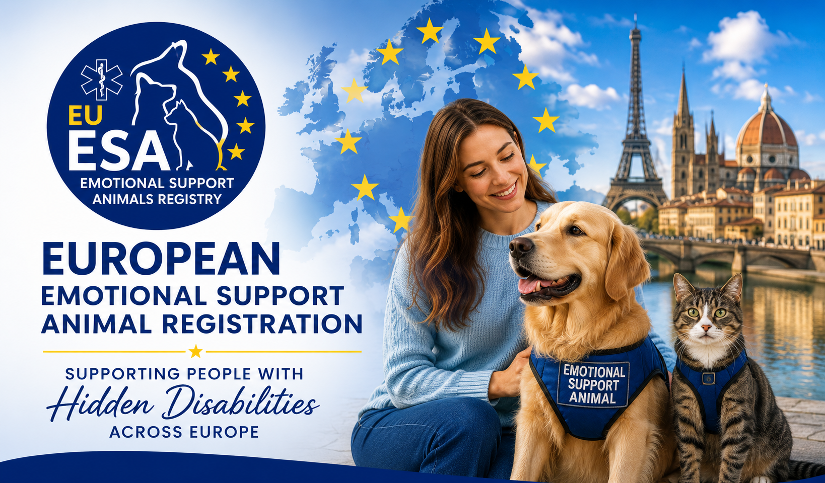 ESA Registry EU supporting Emotional Support Animal owners across Europe